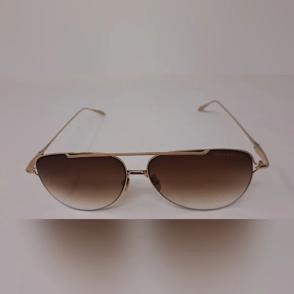 Dita Moddict DTS144-02 Aviator White Gold Brown  Gradient Gucci Mane 61-14-140 - Picture 8 of 15